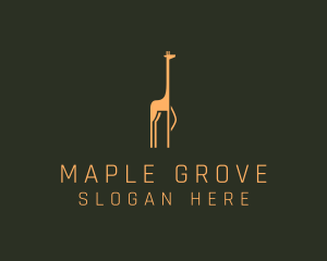 Giraffe Safari Sanctuary logo design