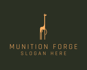 Giraffe Safari Sanctuary logo design