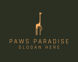 Giraffe Safari Sanctuary logo design