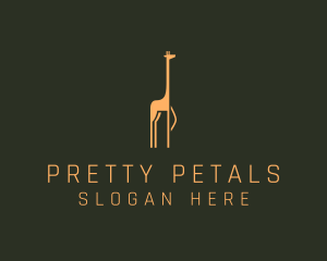 Giraffe Safari Sanctuary logo design