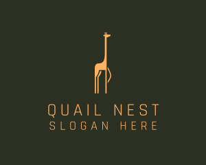 Giraffe Safari Sanctuary logo design