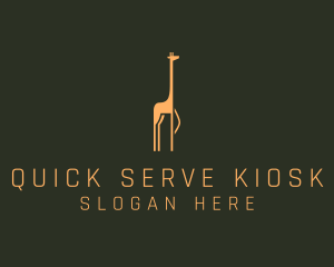 Giraffe Safari Sanctuary logo design