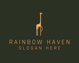 Giraffe Safari Sanctuary logo design