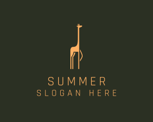 Giraffe Safari Sanctuary logo design