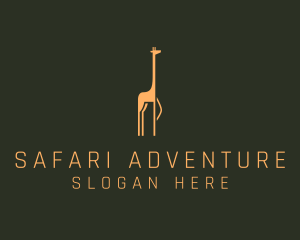 Giraffe Safari Sanctuary logo design