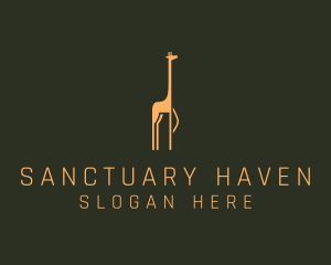 Giraffe Safari Sanctuary logo design