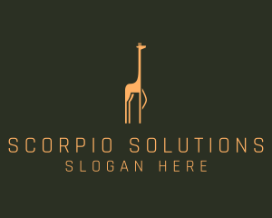 Giraffe Safari Sanctuary logo design