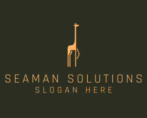 Giraffe Safari Sanctuary logo design