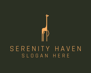 Sanctuary - Giraffe Safari Sanctuary logo design