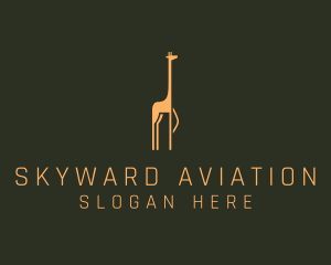 Giraffe Safari Sanctuary logo design