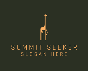 Giraffe Safari Sanctuary logo design