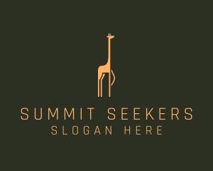 Giraffe Safari Sanctuary logo design