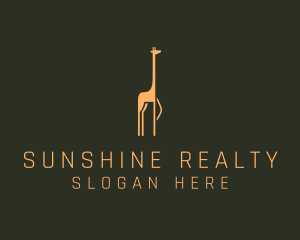 Giraffe Safari Sanctuary logo design