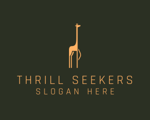 Giraffe Safari Sanctuary logo design