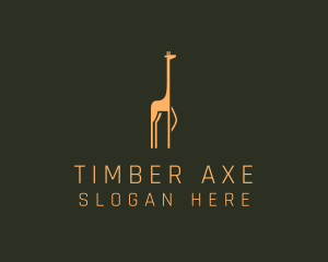 Giraffe Safari Sanctuary logo design