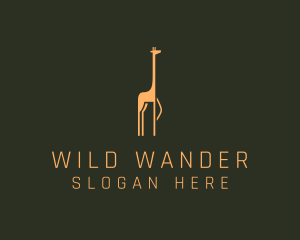 Giraffe Safari Sanctuary logo design