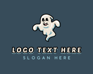 Haunted - Ghost Spooky Spirit logo design