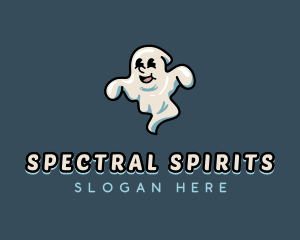 Ghost Spooky Spirit logo design