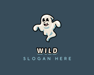 Ghost Spooky Spirit logo design