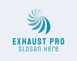 Exhaust - Wind Ventilation Exhaust logo design