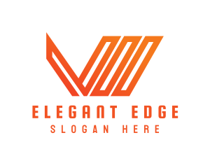 Sleek - Logistic Forwarding Letter V logo design