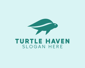 Turtle - Nature Leaf Turtle logo design