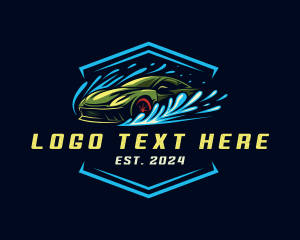 Transport - Car Wash Detailing logo design