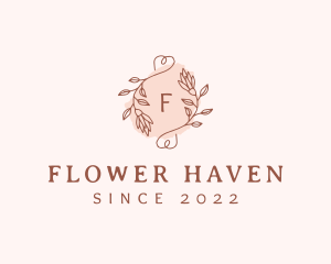 Watercolor Flower Garden logo design