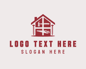 Contractor - Builder Contractor Tools logo design