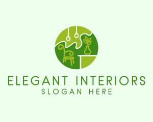 Organic Furniture Shop  logo design