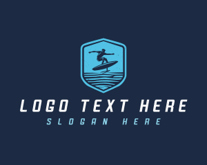 Foil Surfing Travel Logo