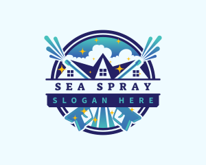 Pressure Wash Housekeeping logo design