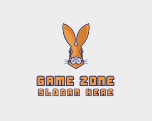 Controller Rabbit Bunny logo design