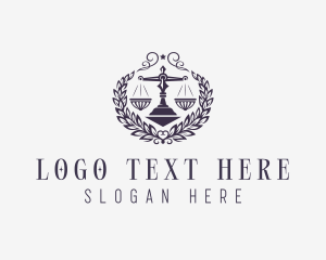 Attorney - Justice Attorney Law logo design