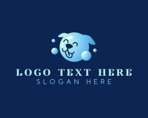 Dog Bubble Bath logo design