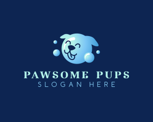 Dog Bubble Bath logo design