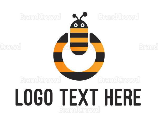 Bee Power Button Logo