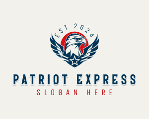 Eagle Wings Patriot logo design