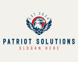 Patriot - Eagle Wings Patriot logo design