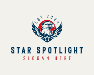 Eagle Wings Patriot logo design