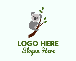 Cute Koala Bear Logo