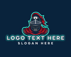 Character - Medieval Knight Gaming logo design