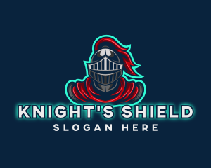 Knight - Medieval Knight Gaming logo design