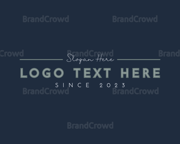 Simple Classy Company Logo