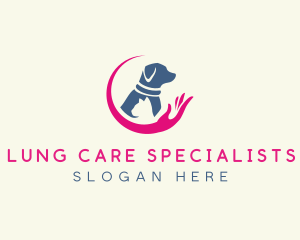 Dog Cat Pet Care logo design