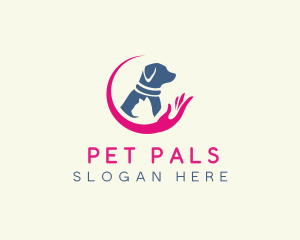 Dog Cat Pet Care logo design