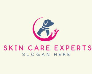 Dog Cat Pet Care logo design