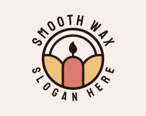 Wax - Wax Candle Badge logo design