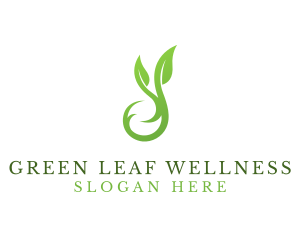 Garden Leaf Wellness  logo design