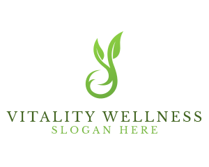 Garden Leaf Wellness  logo design